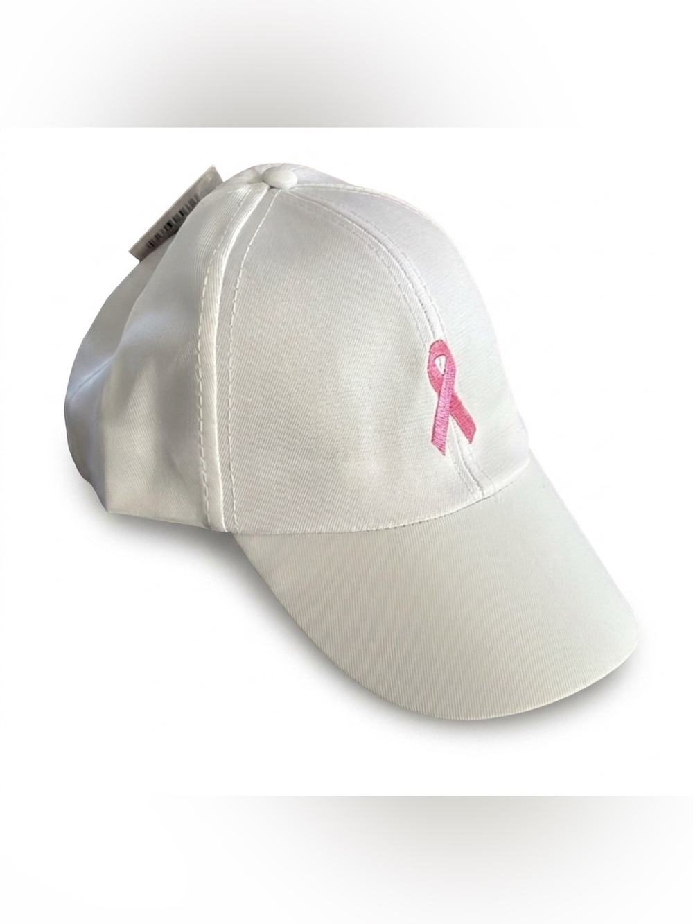 BREAST CANCER Awareness Pink Ribbon Womens Hat - black or white